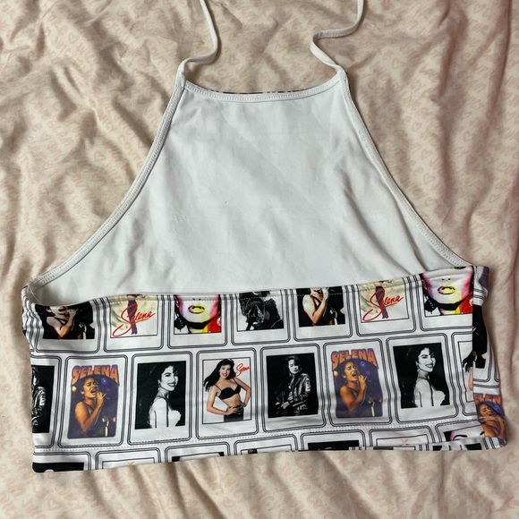 Selena cropped Halter top - Picture 2 of 4